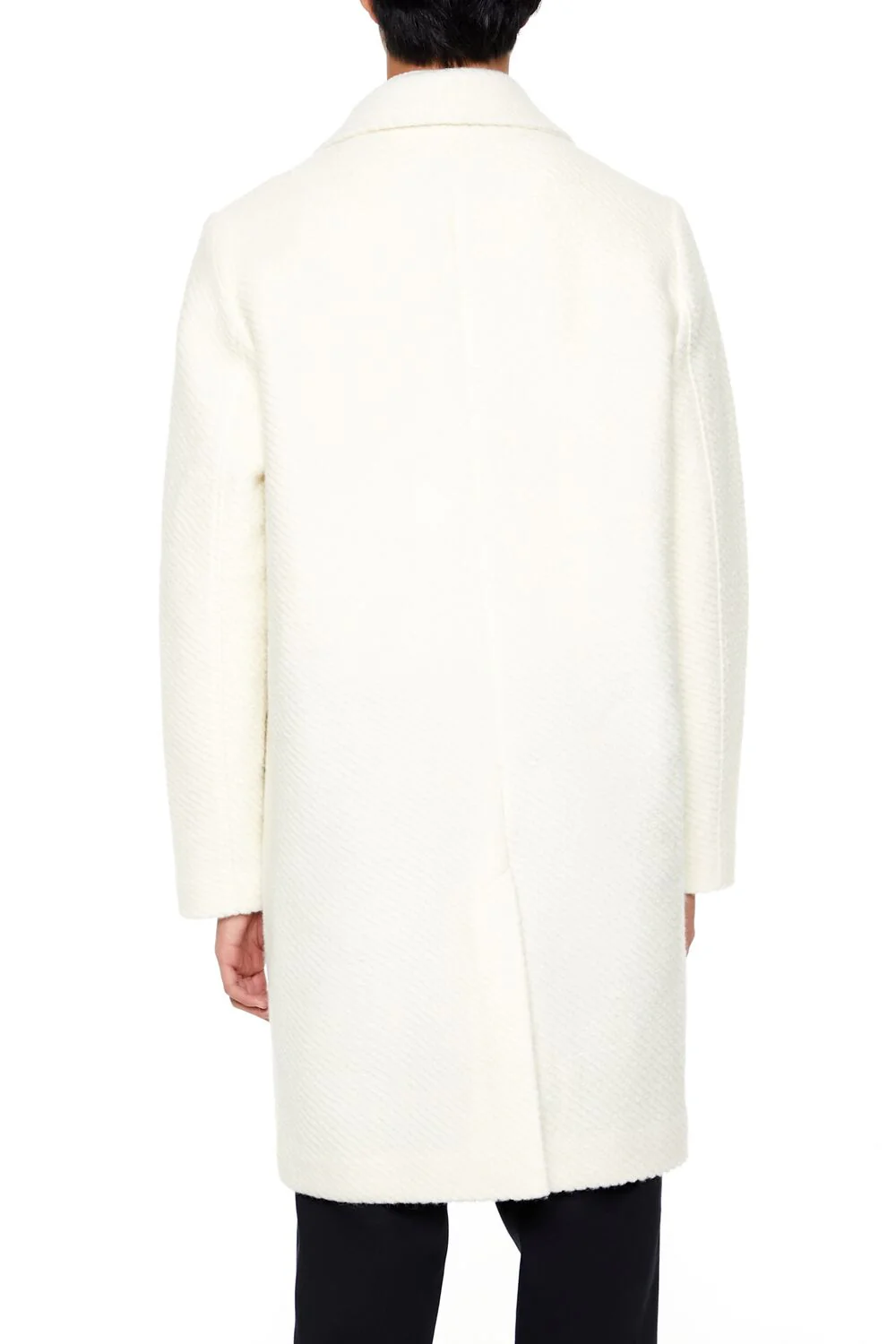 Textured Notched Coat - Image 4