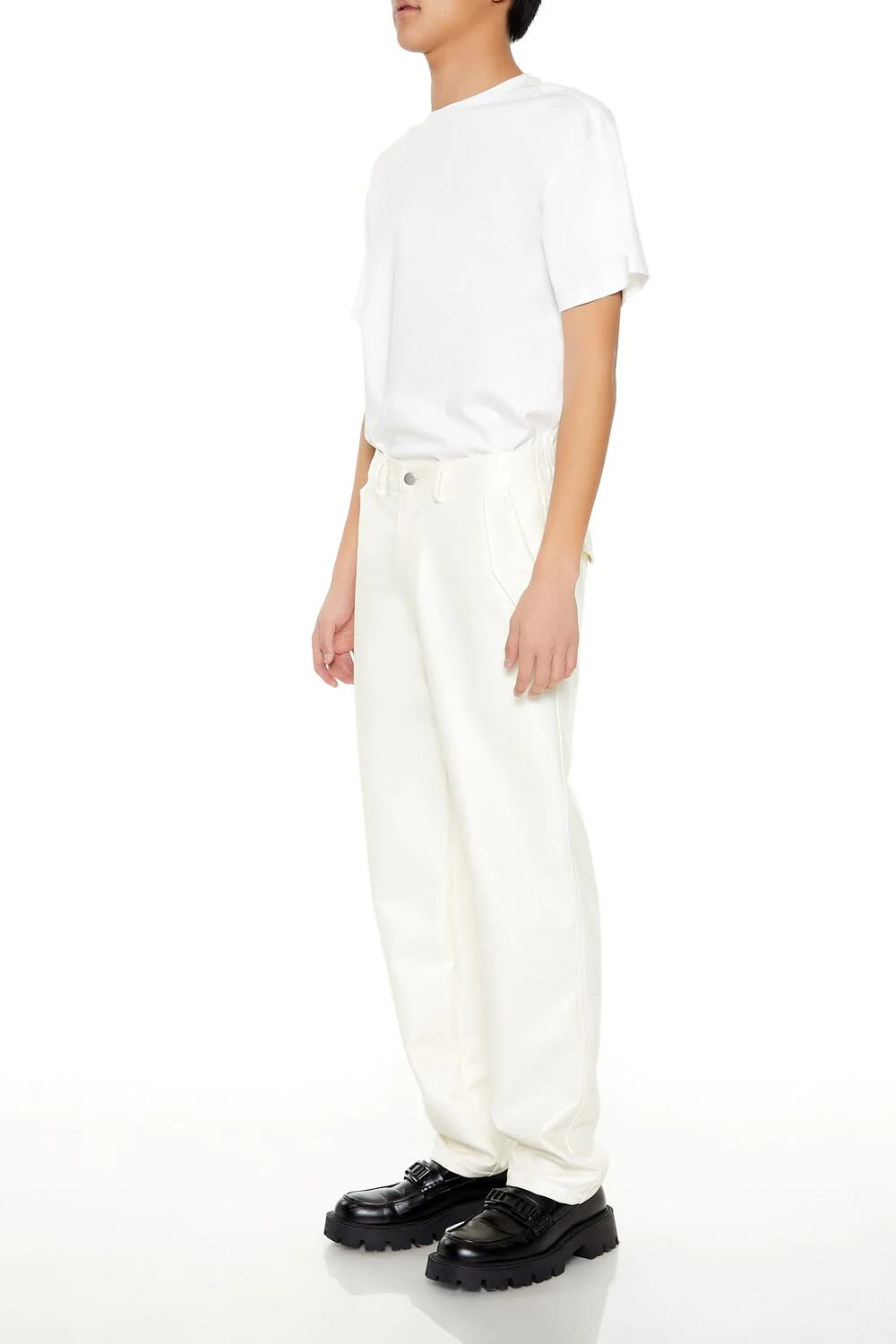 Coated Corduroy Slim-Fit Pants - Image 3