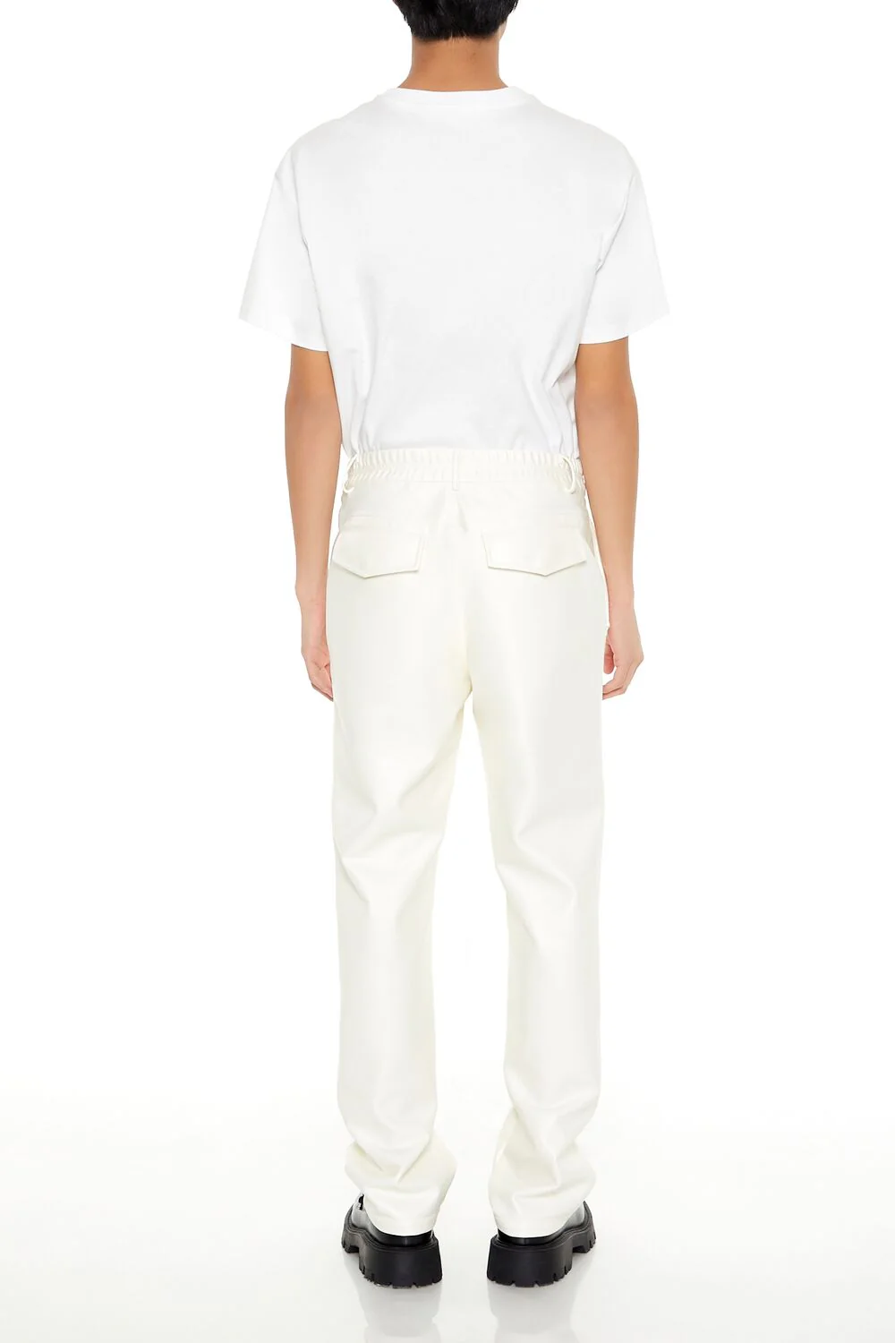 Coated Corduroy Slim-Fit Pants - Image 4