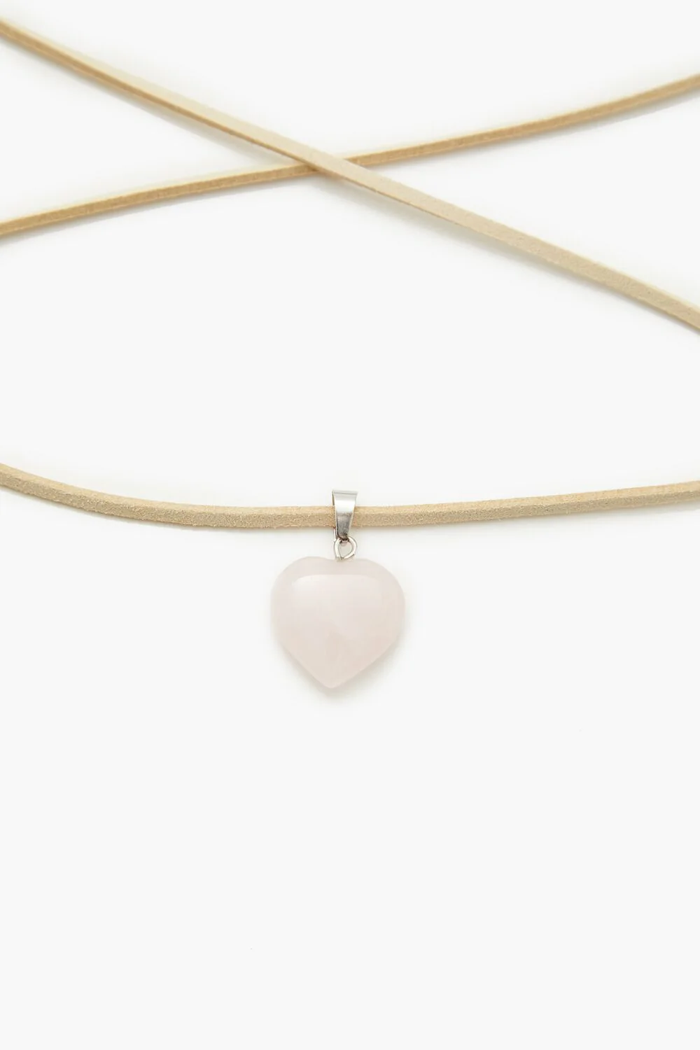 Faux Stone Heart Choker Necklace - Image 2