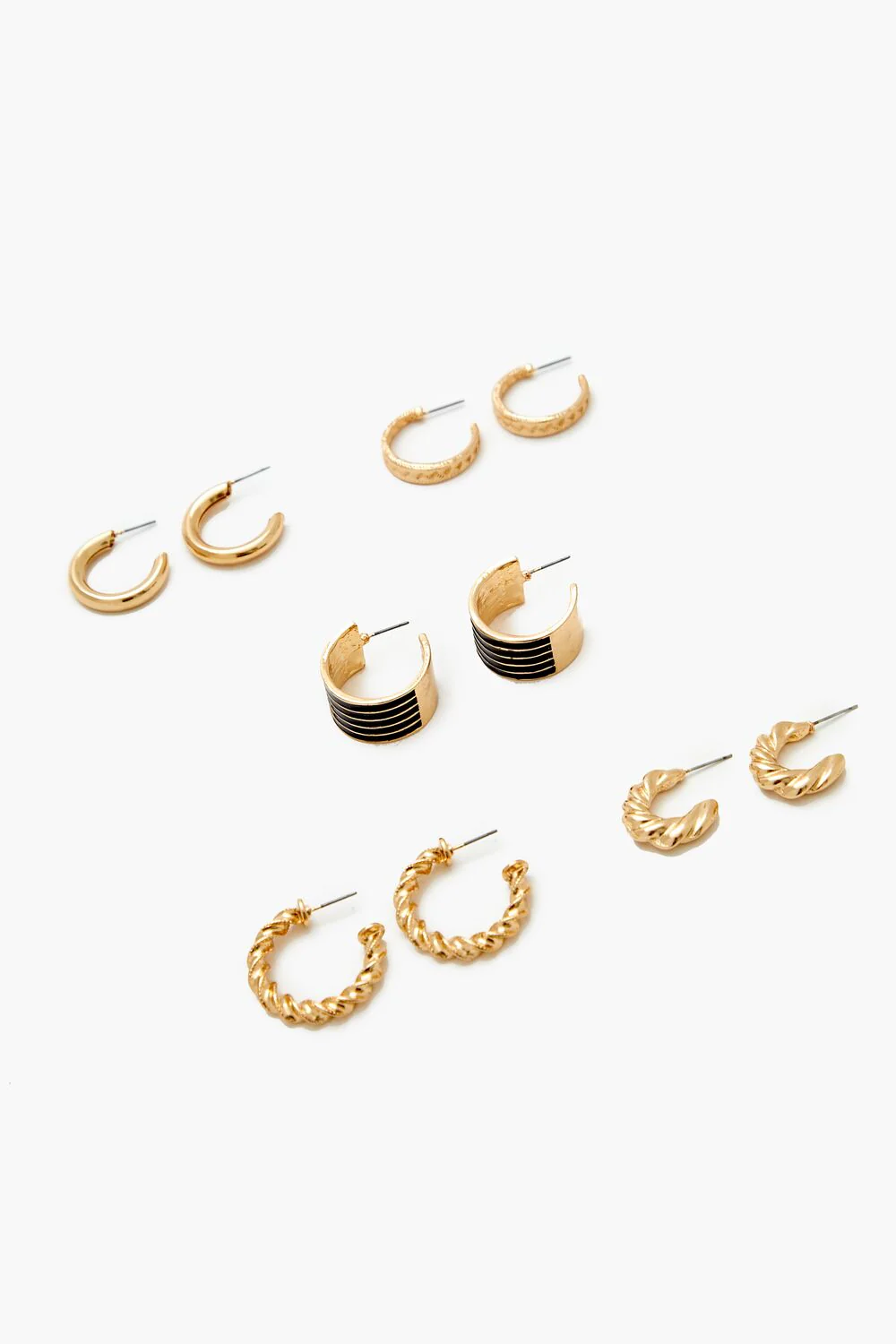 Enamel Hoop Earring Set - Image 2