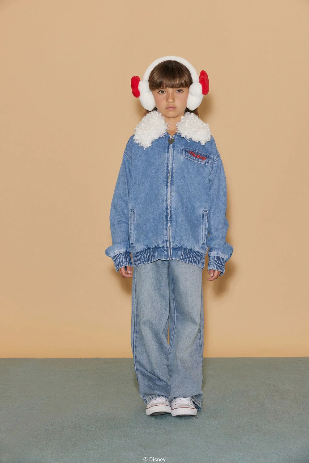 Girls Disney Mickey Mouse Denim Jacket (Kids) - Image 2