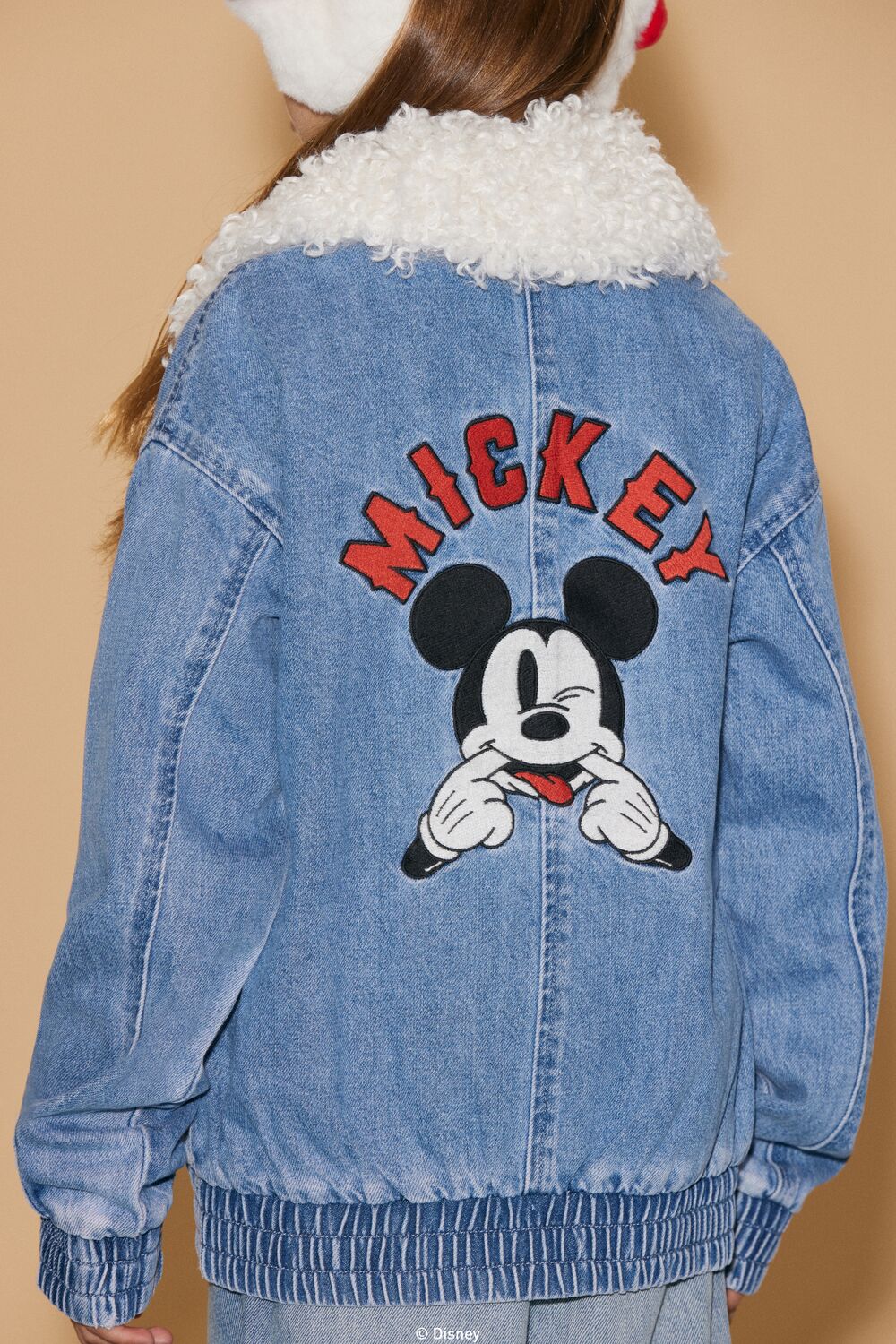 Girls Disney Mickey Mouse Denim Jacket (Kids) - Image 3