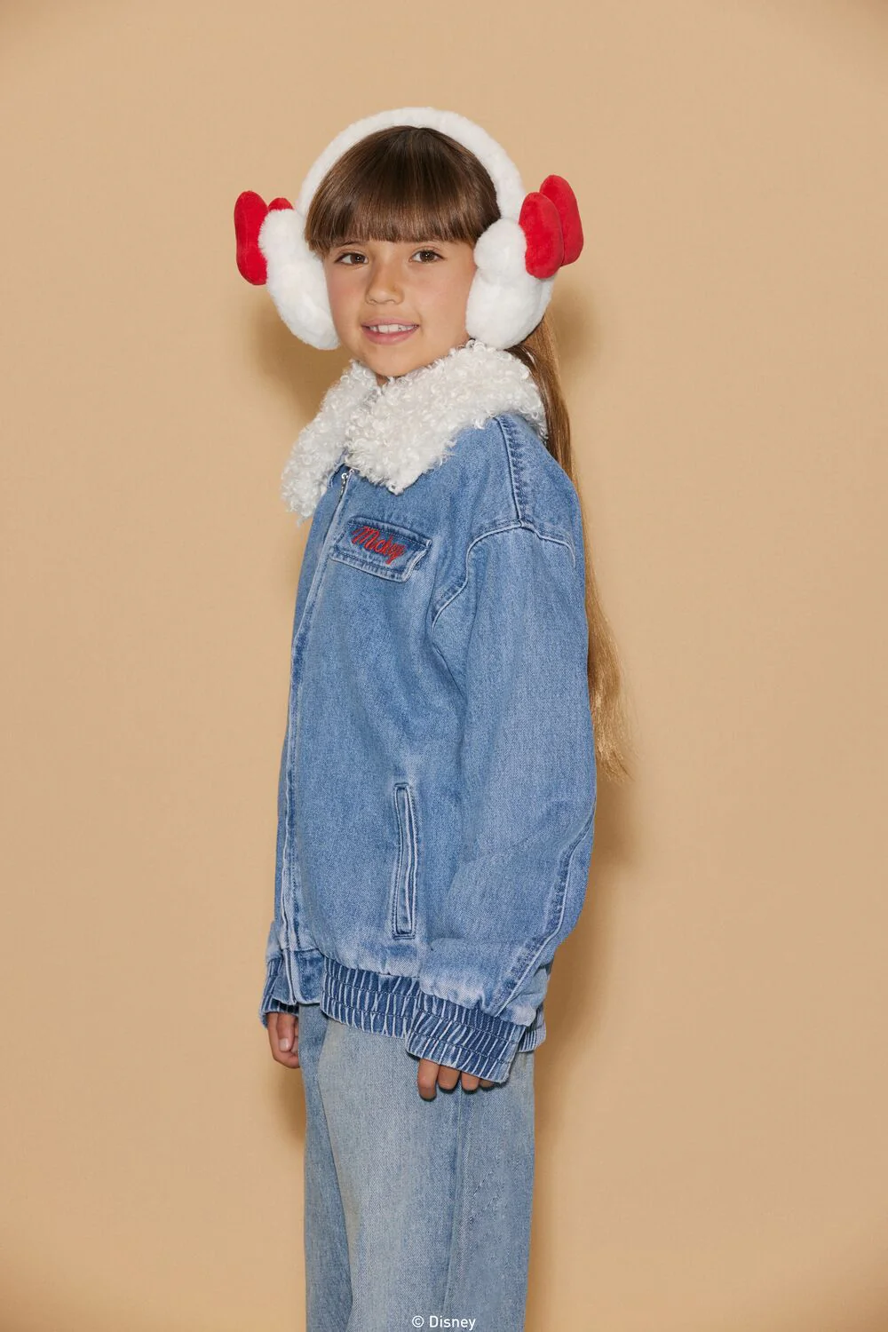 Girls Disney Mickey Mouse Denim Jacket (Kids) - Image 4