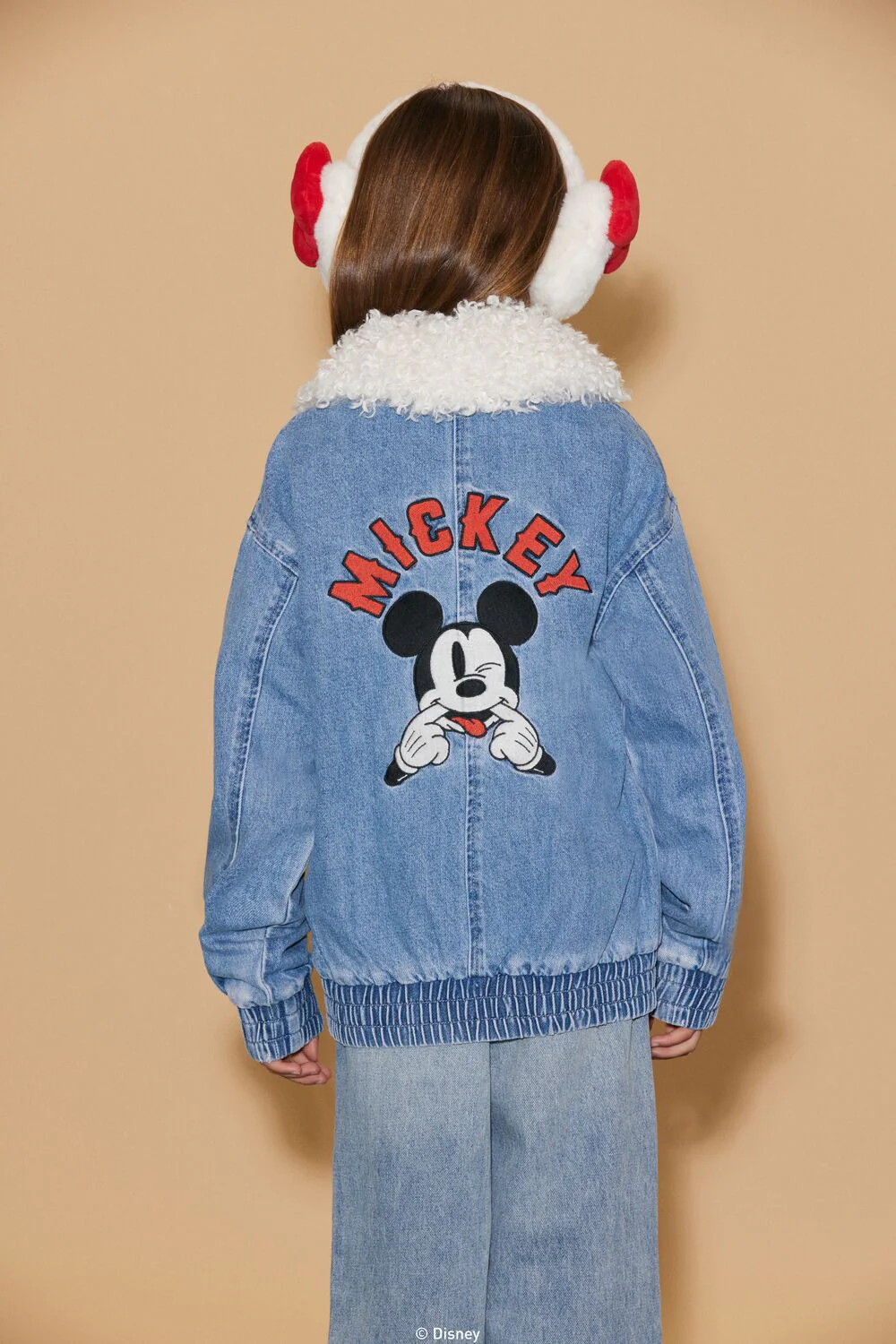 Girls Disney Mickey Mouse Denim Jacket (Kids) - Image 5