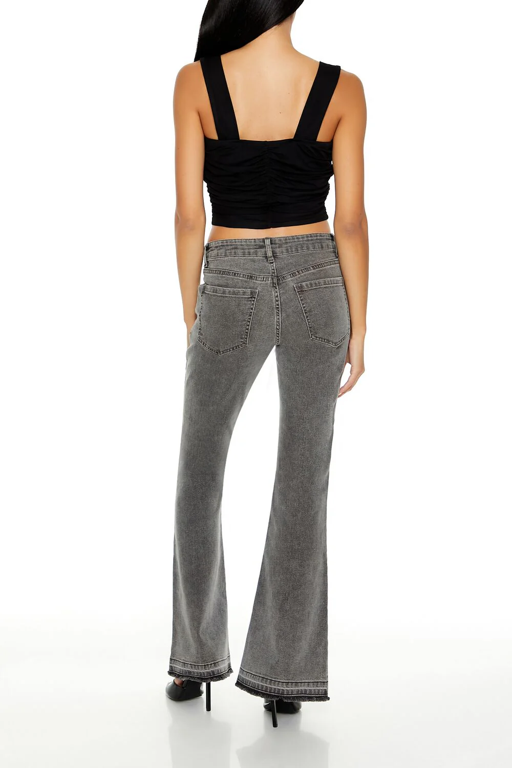 Rose Low-Rise Flare Jeans - Image 4