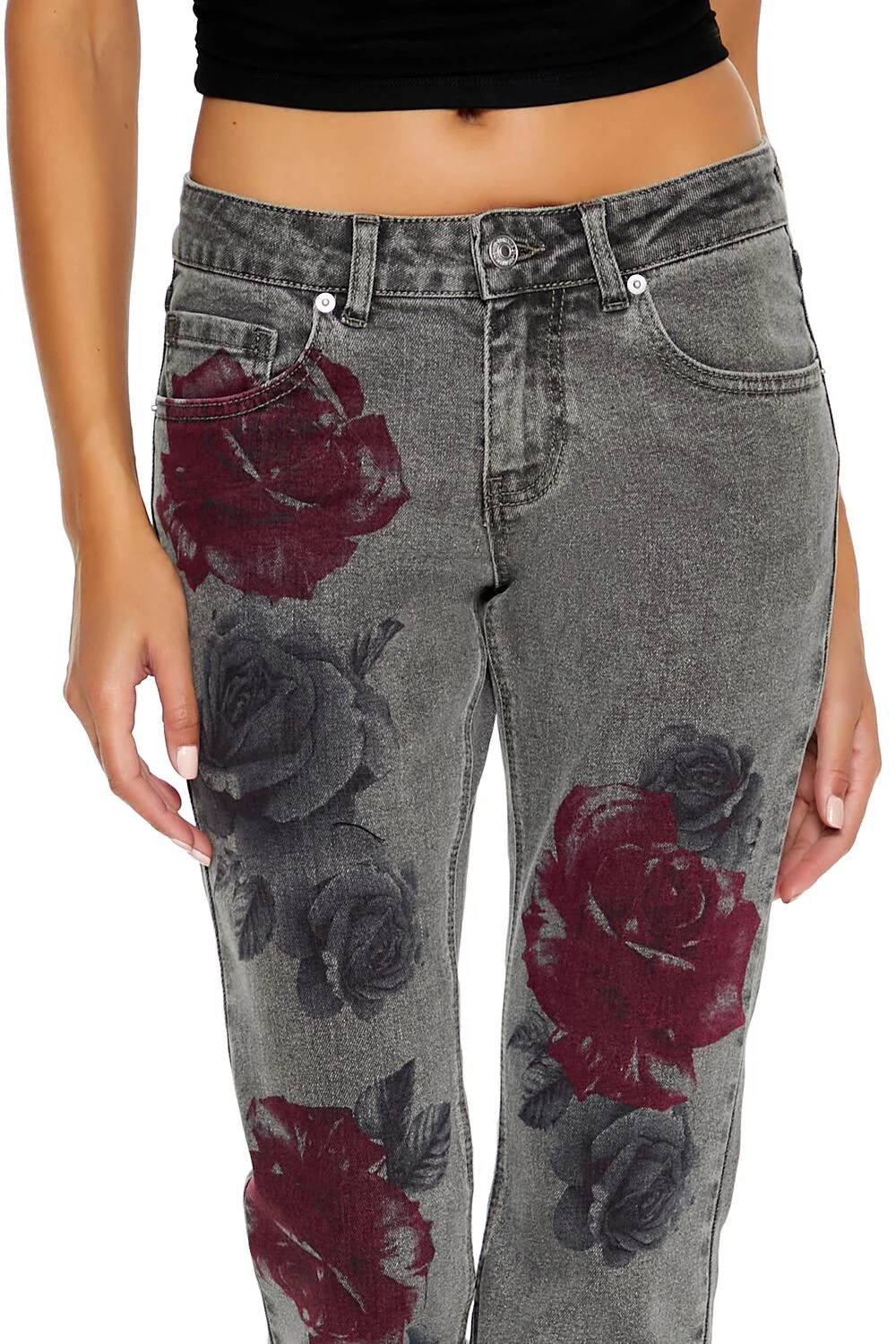 Rose Low-Rise Flare Jeans - Image 5