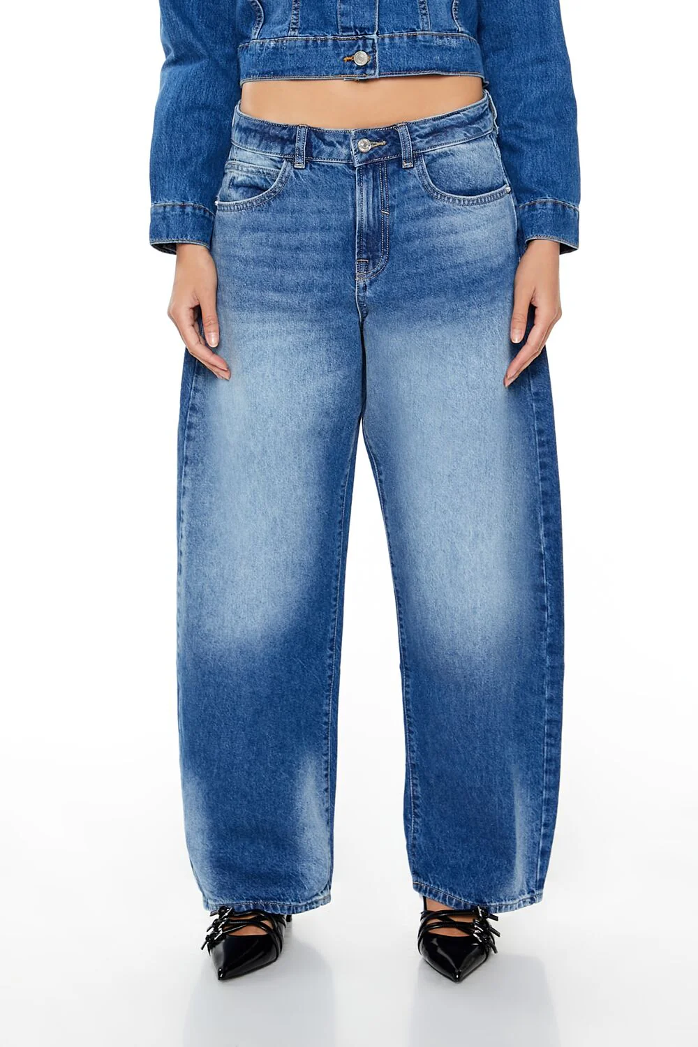 Barrel Mid-Rise Jeans - Image 2