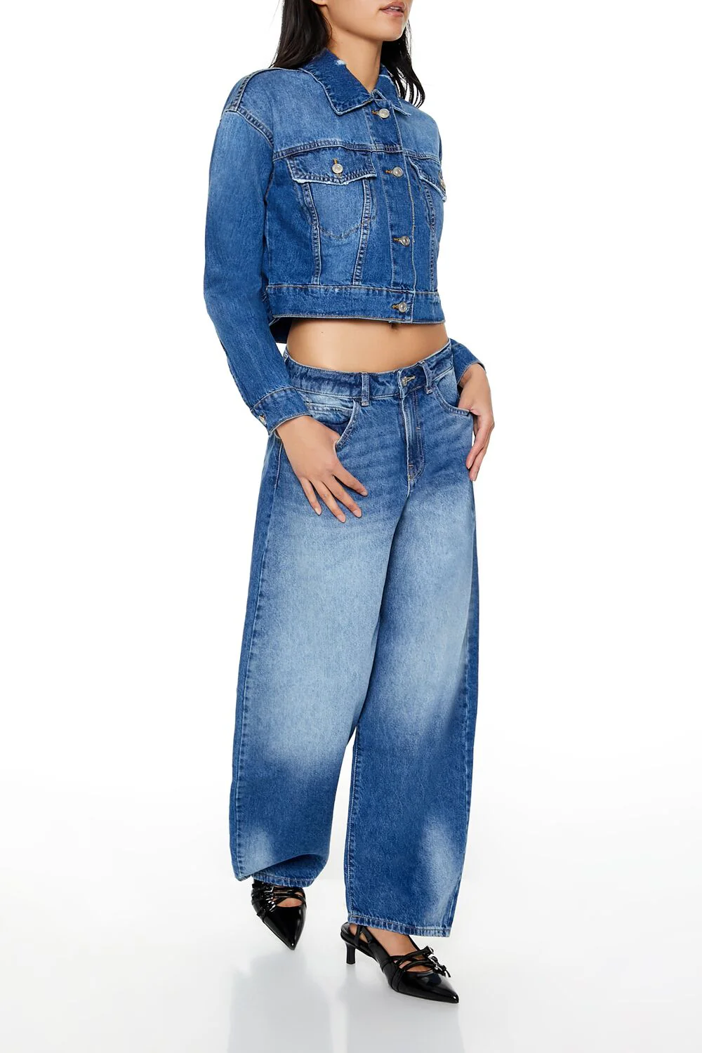 Barrel Mid-Rise Jeans - Image 3