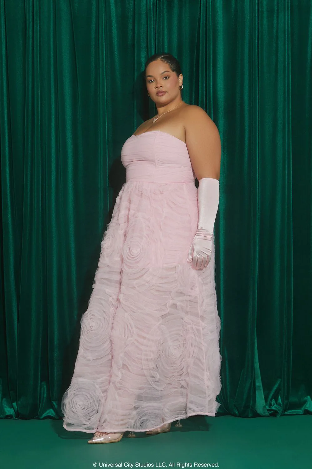 Plus Size Wicked Floral Sweetheart Gown - Image 3