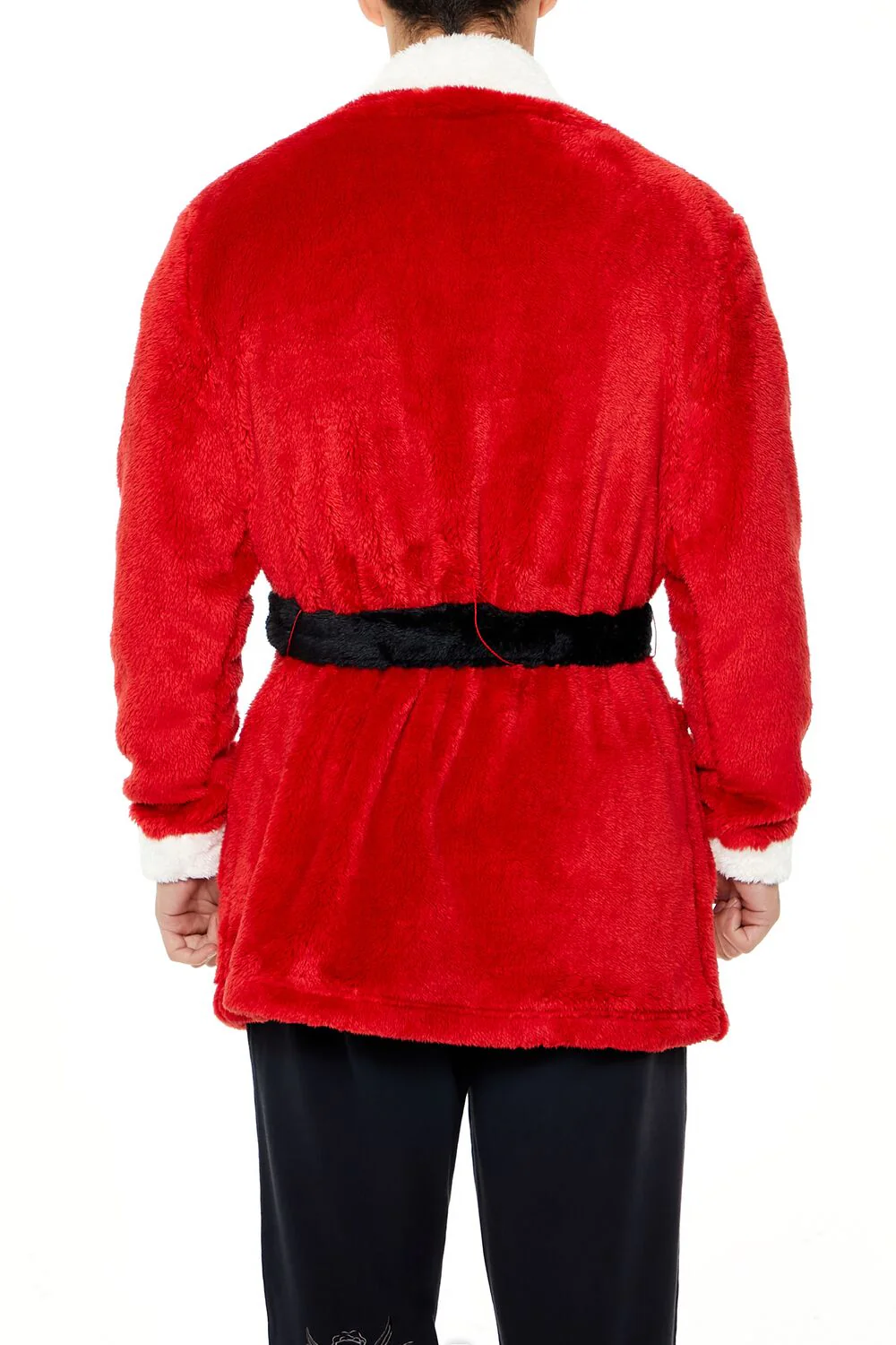 Plush Santa Tie-Waist Robe - Image 5