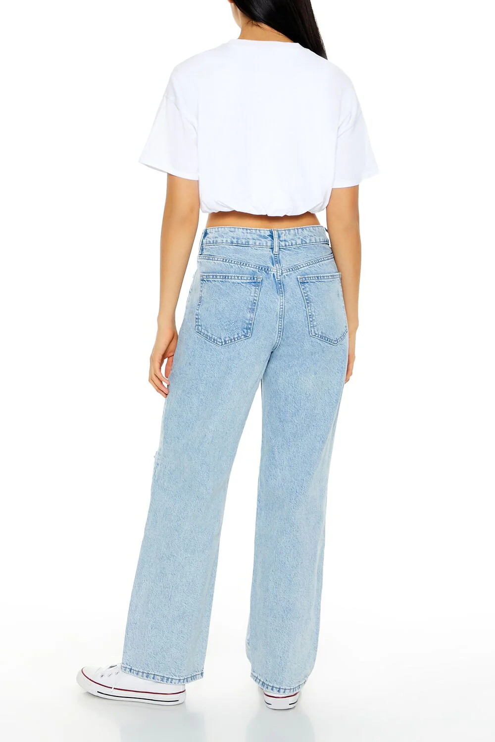 Distressed High-Rise Jeans - Image 4
