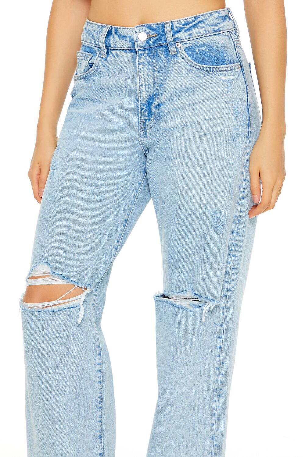 Distressed High-Rise Jeans - Image 5