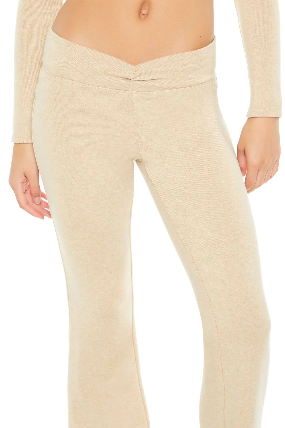 Mid-Rise V-Cut Flare Pants - Image 10