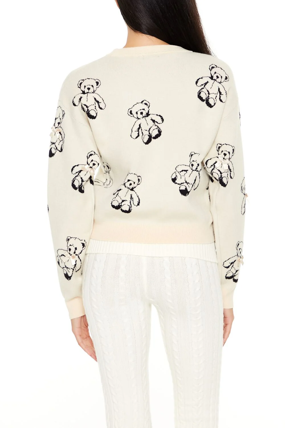 Teddy Bear Bow Sweater - Image 5