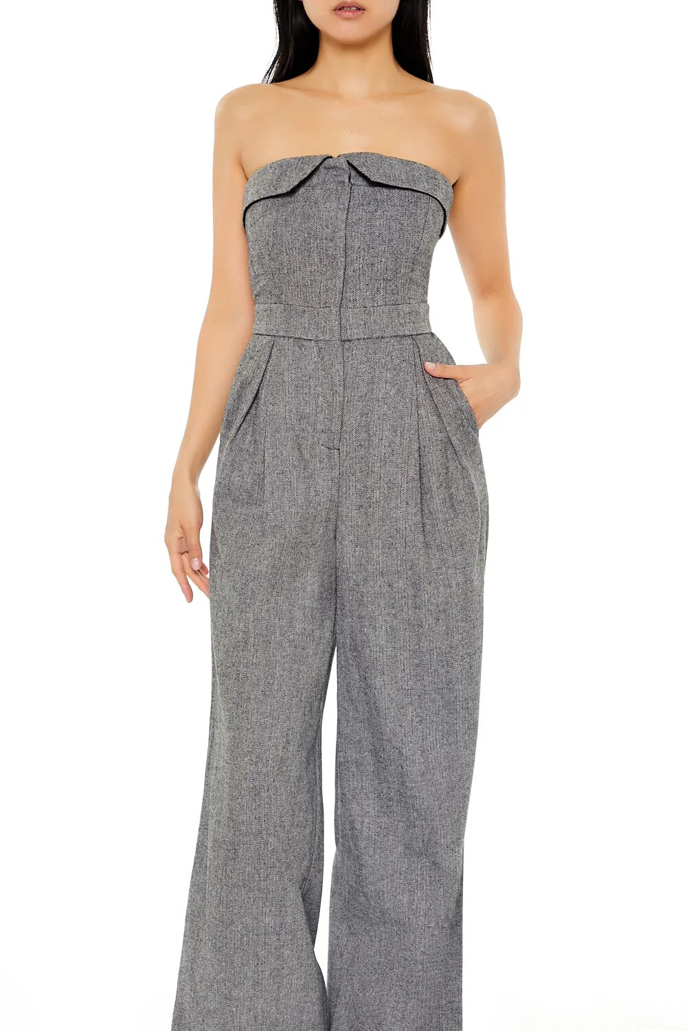 Strapless Wide-Leg Jumpsuit - Image 2