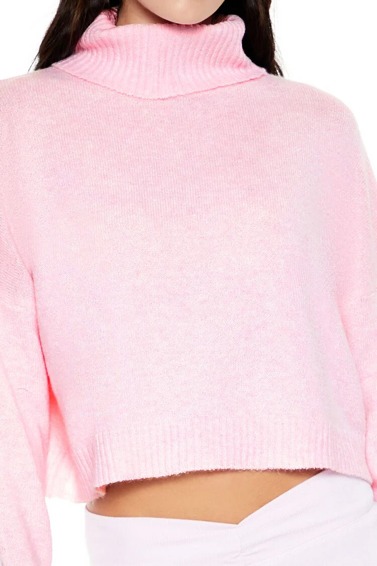 Turtleneck Drop-Sleeve Sweater - Image 3