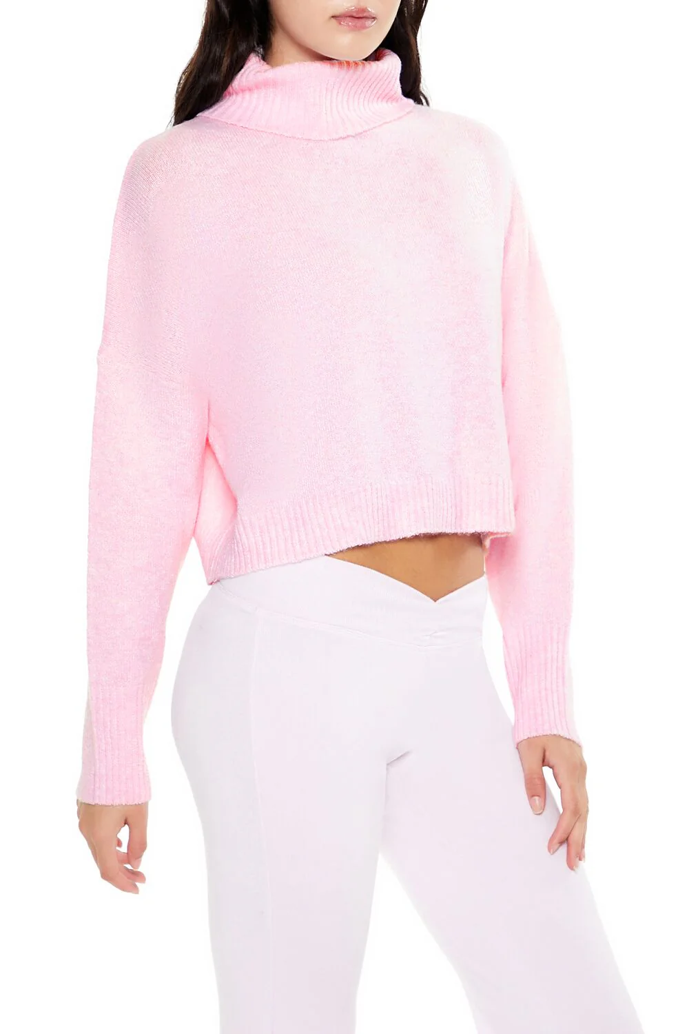 Turtleneck Drop-Sleeve Sweater - Image 4