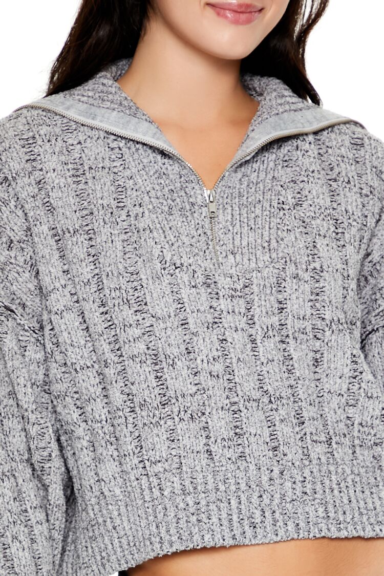 Ribbed Half-Zip Sweater - Image 3