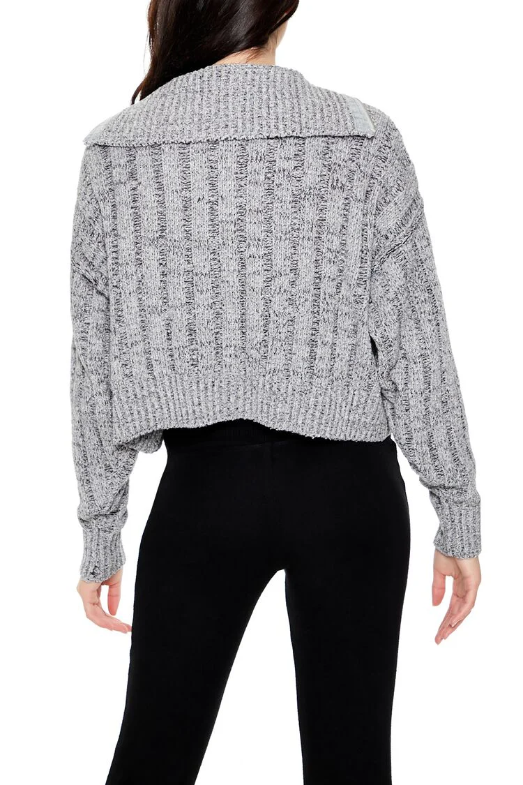 Ribbed Half-Zip Sweater - Image 5