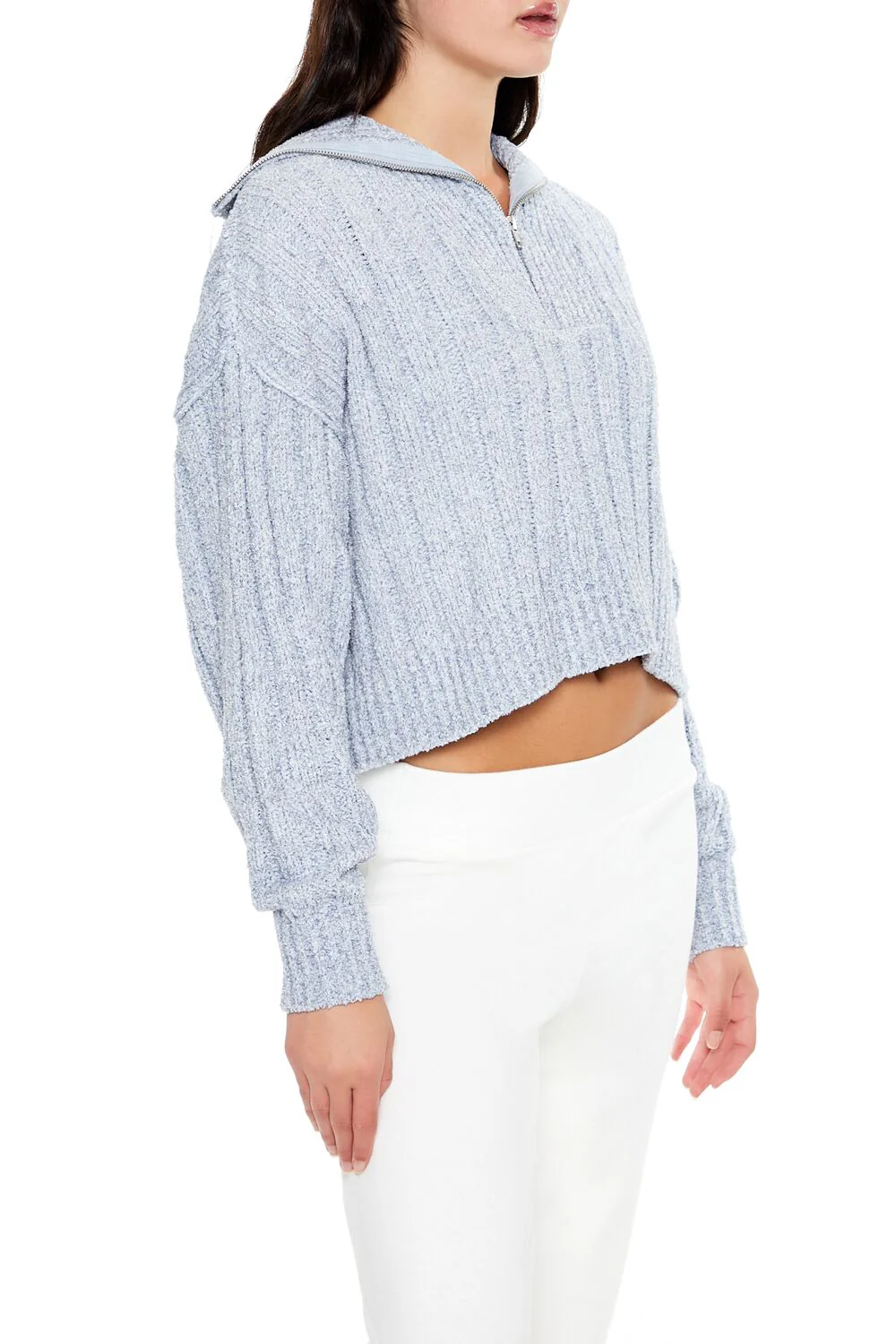 Ribbed Half-Zip Sweater - Image 9