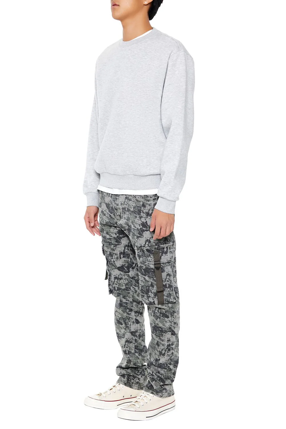 Camo Drawstring Cargo Pants - Image 3