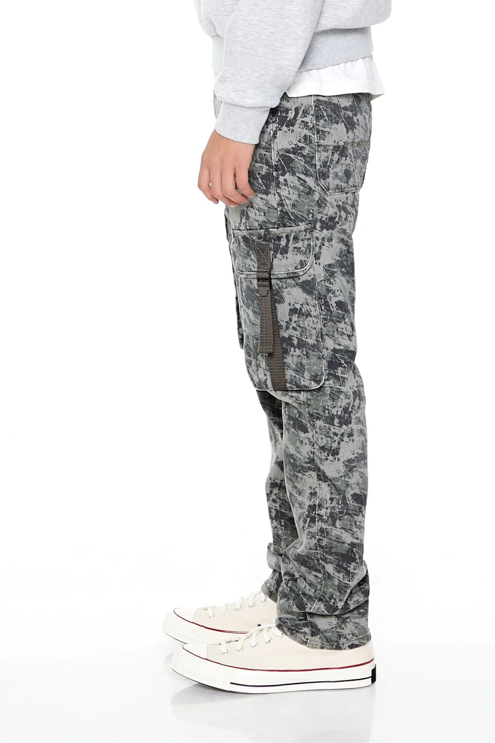 Camo Drawstring Cargo Pants - Image 5