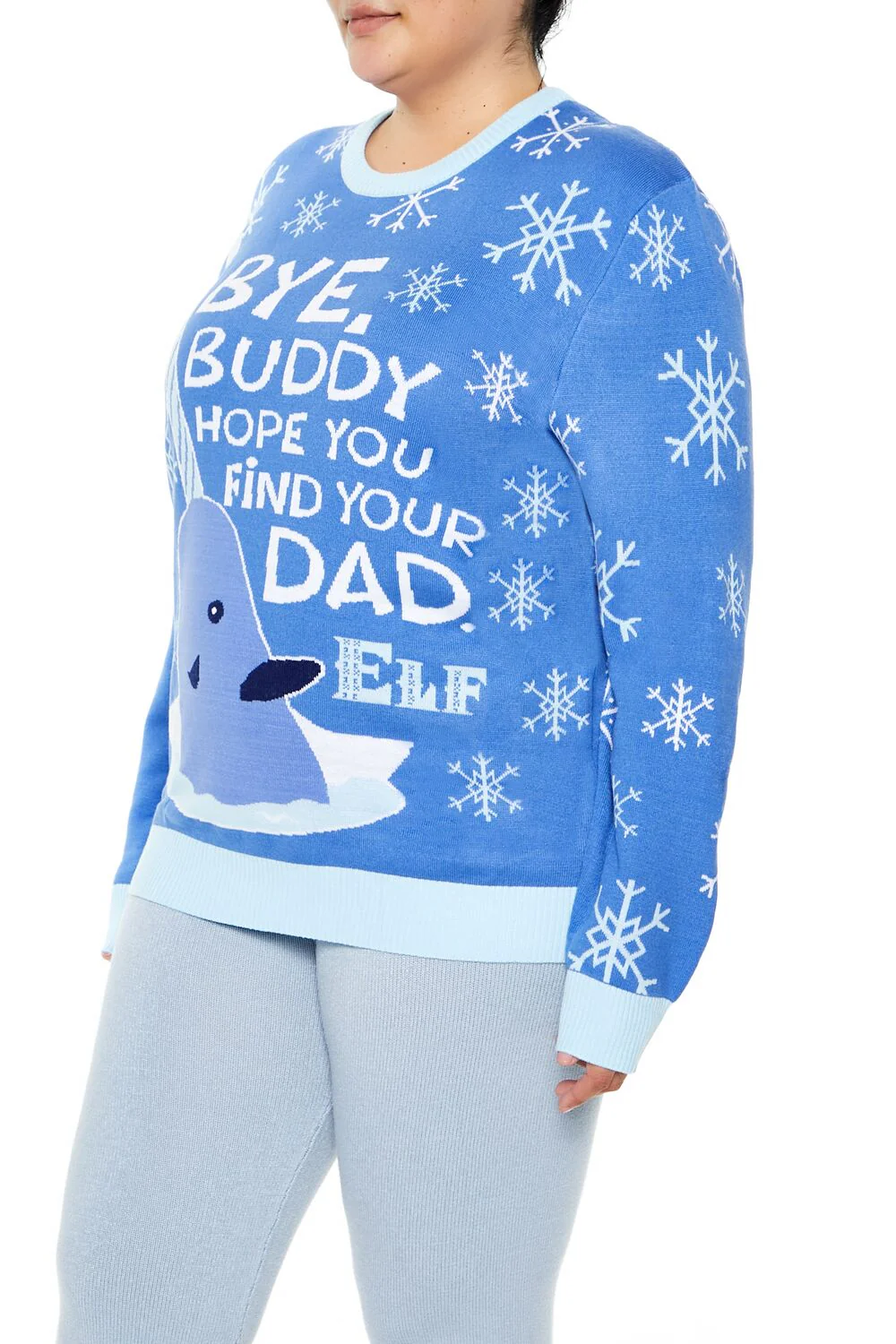 Plus Size Elf Mr Narwhal Sweater - Image 4
