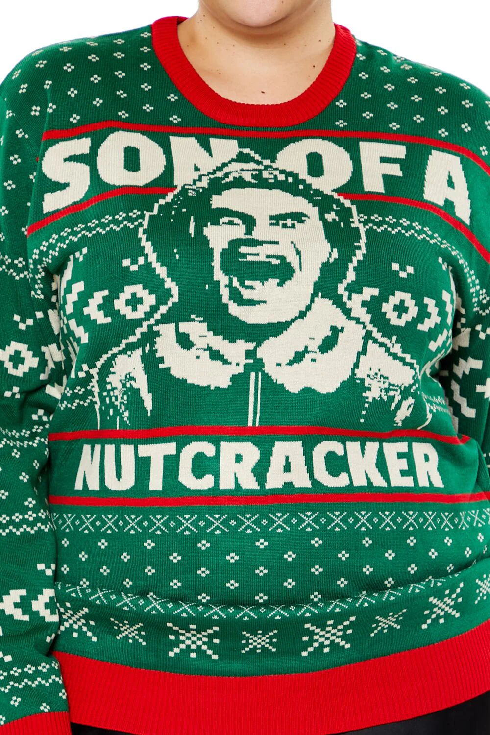 Plus Size Elf Son of a Nutcracker Sweater - Image 3