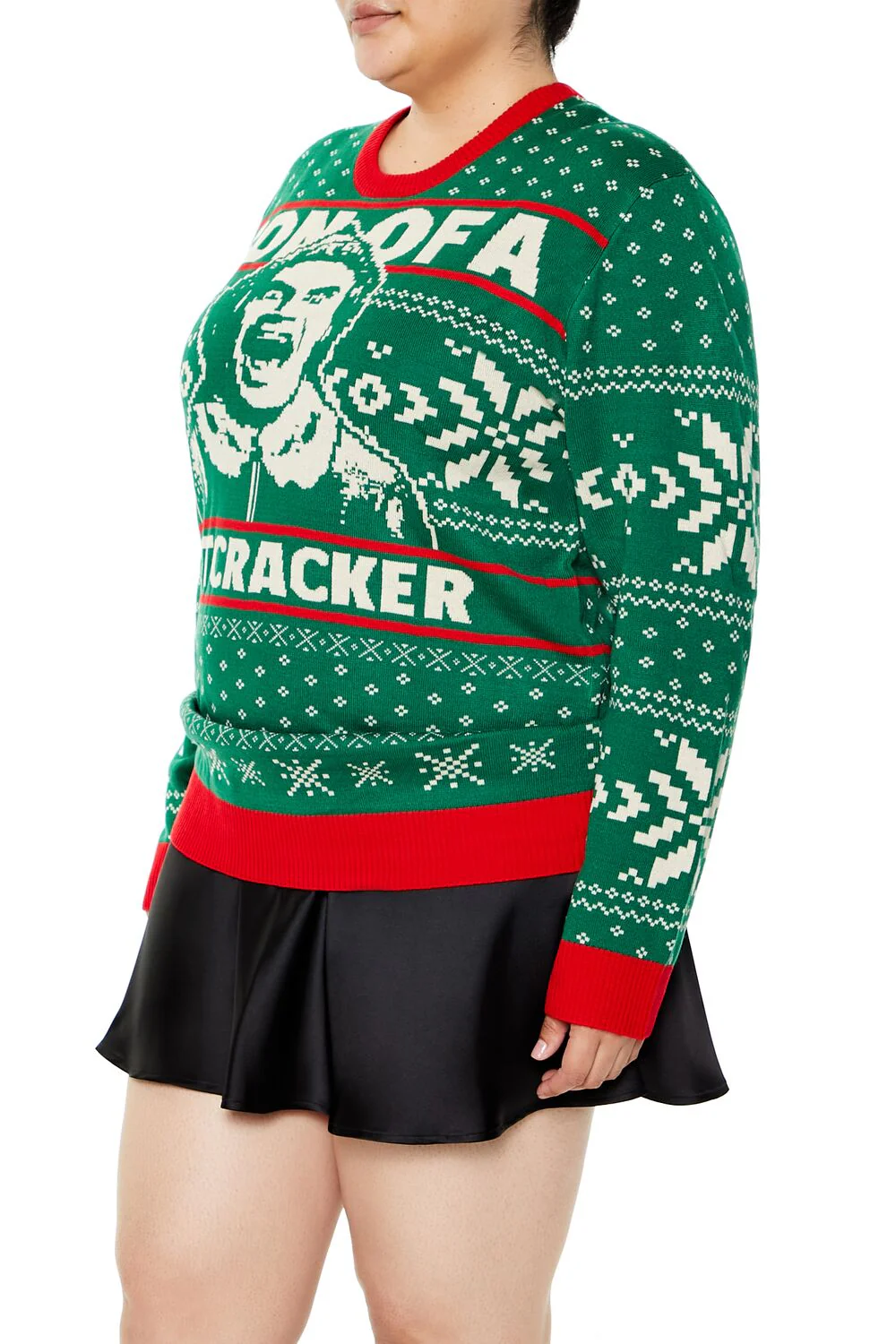 Plus Size Elf Son of a Nutcracker Sweater - Image 4