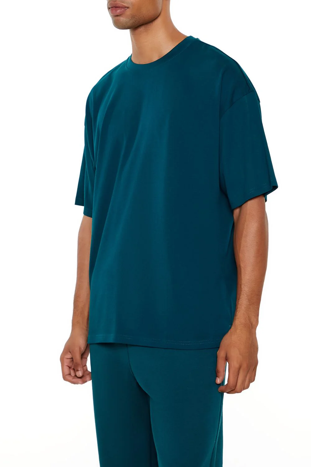 Essential High-Low Crew Tee - Image 4