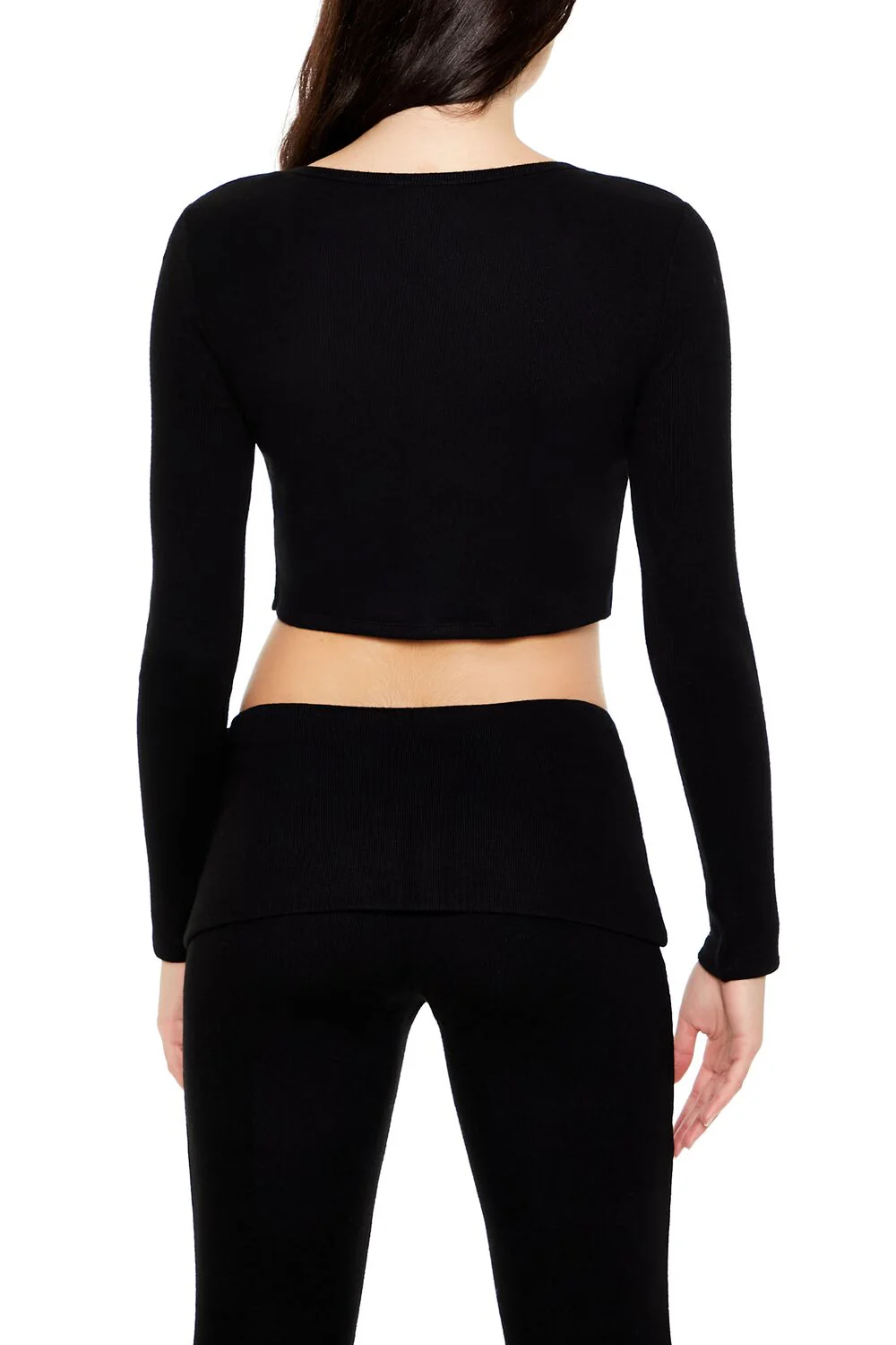Button-Front Crop Top - Image 5