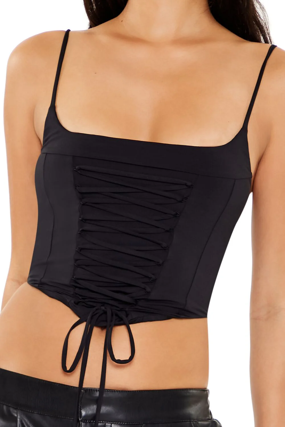 Lace-Up Bustier Cami - Image 3