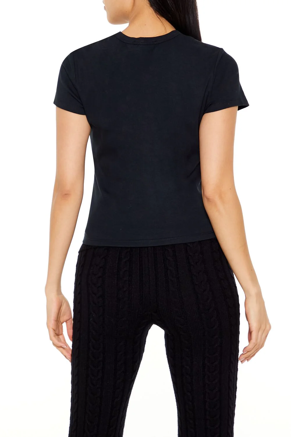 Embroidered Little Baddie Baby Tee - Image 5