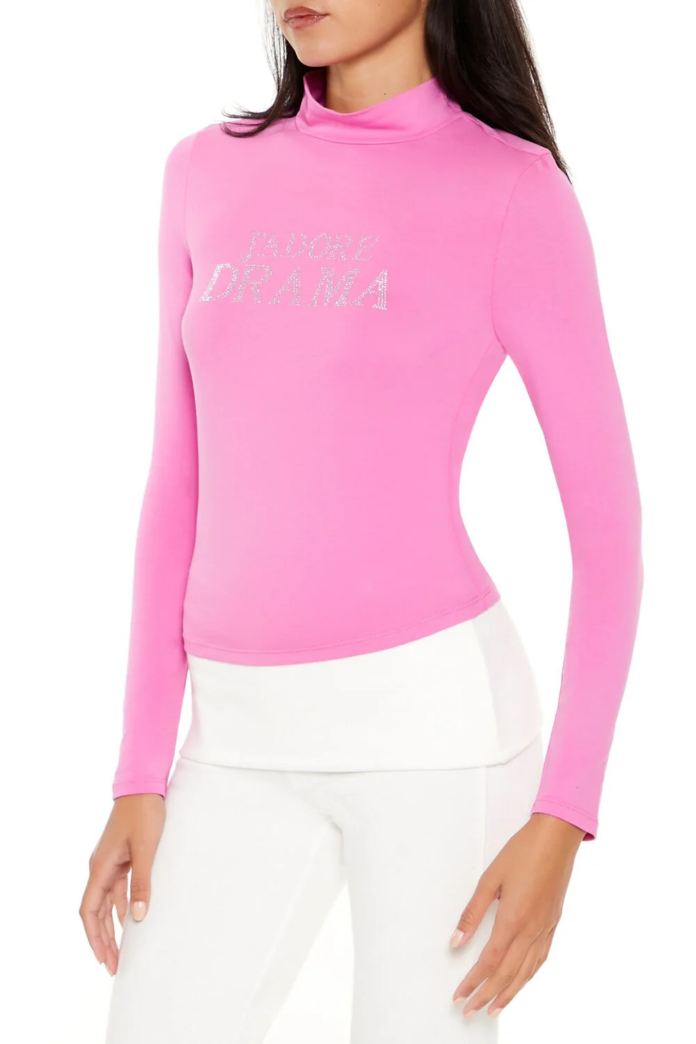 Rhinestone Jadore Drama Top - Image 4