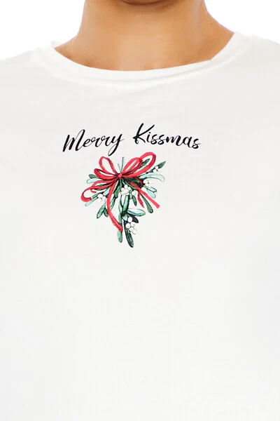 Mistletoe Tee & Pants Pajama Set - Image 5
