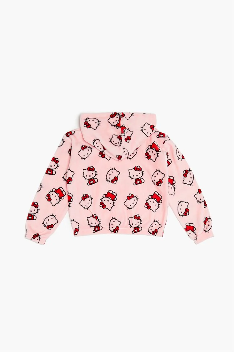 Girls Hello Kitty Zip-Up Hoodie (Kids) - Image 2