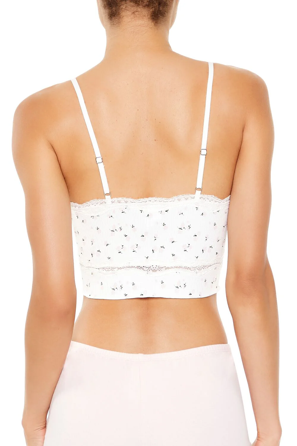 Seamless Floral Longline Bralette - Image 5