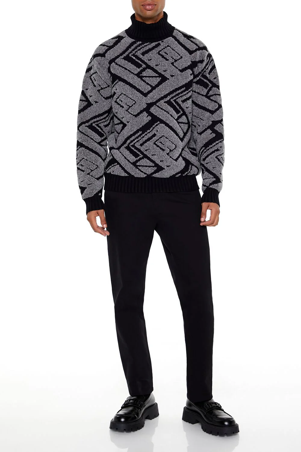 Geo Turtleneck Sweater - Image 2