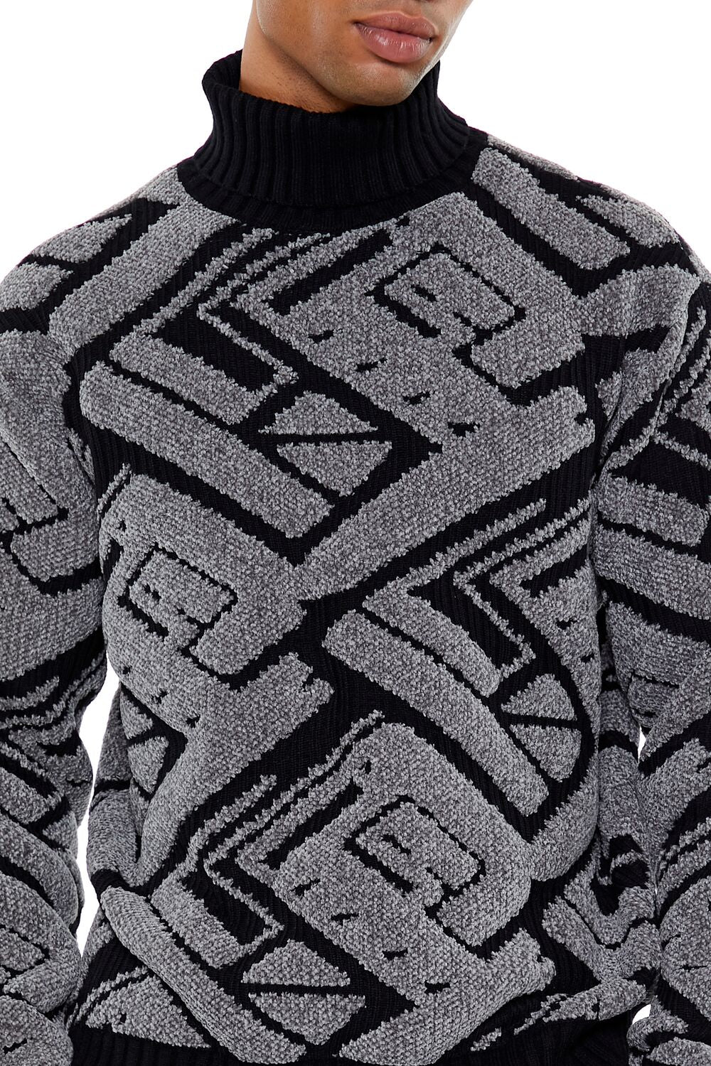 Geo Turtleneck Sweater - Image 3