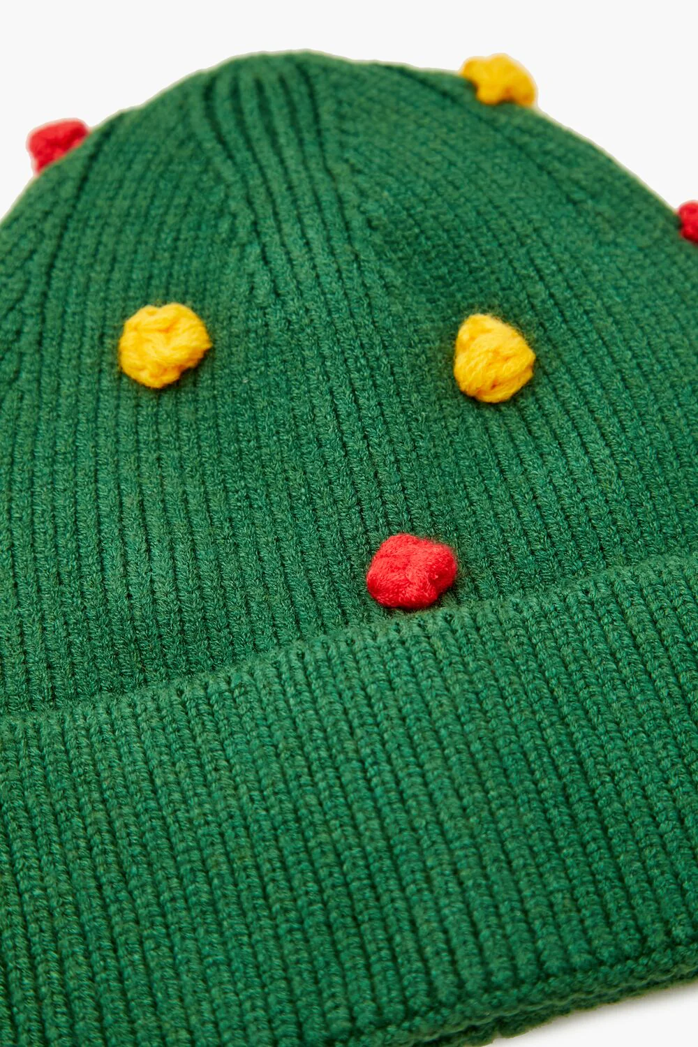 Christmas Tree Pom Pom Beanie - Image 3