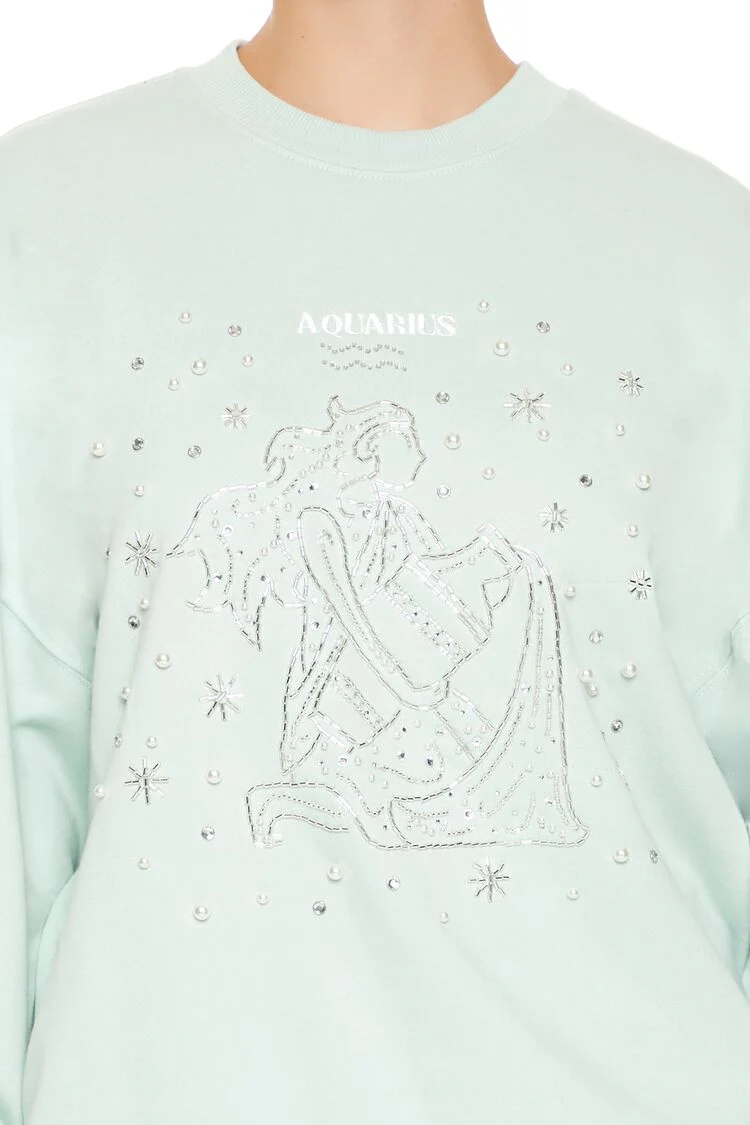 Beaded Aquarius Pullover - Image 3