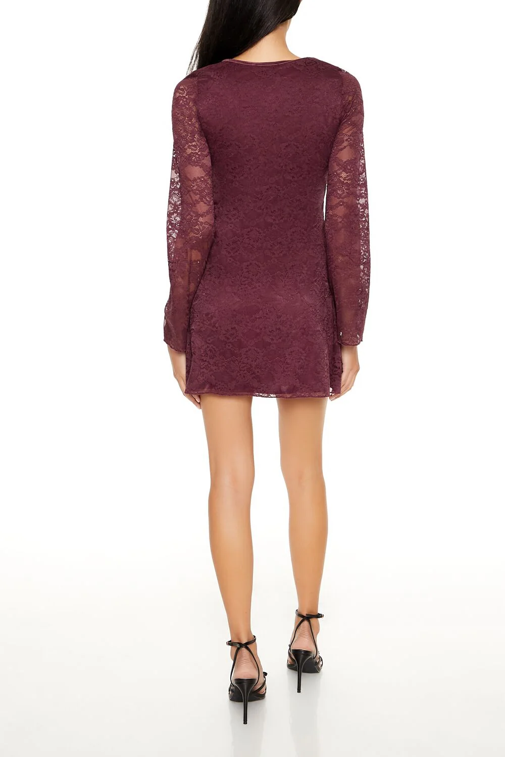 Lace Bow Mini Dress - Image 9