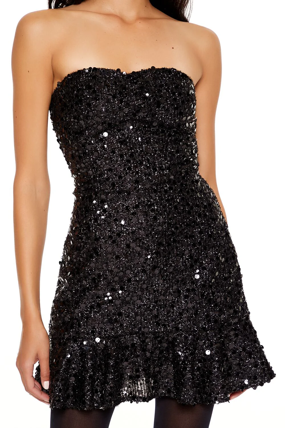 Sequin Sweetheart Mini Dress - Image 5