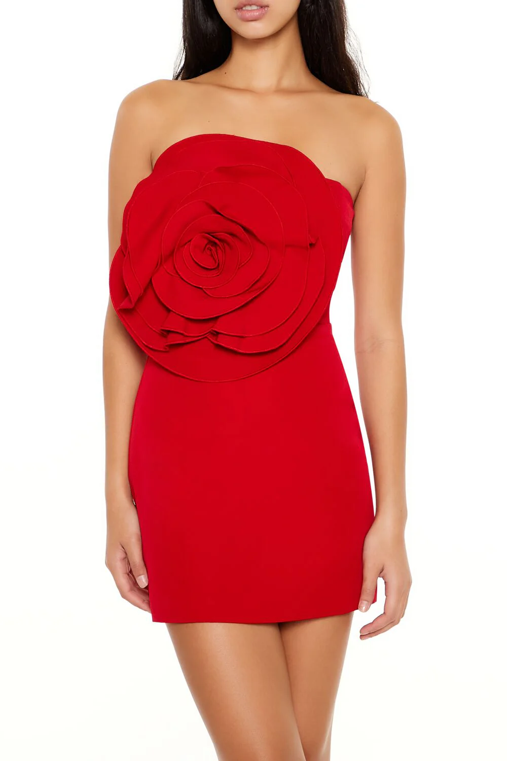 Rosette Mini Tube Dress - Image 2