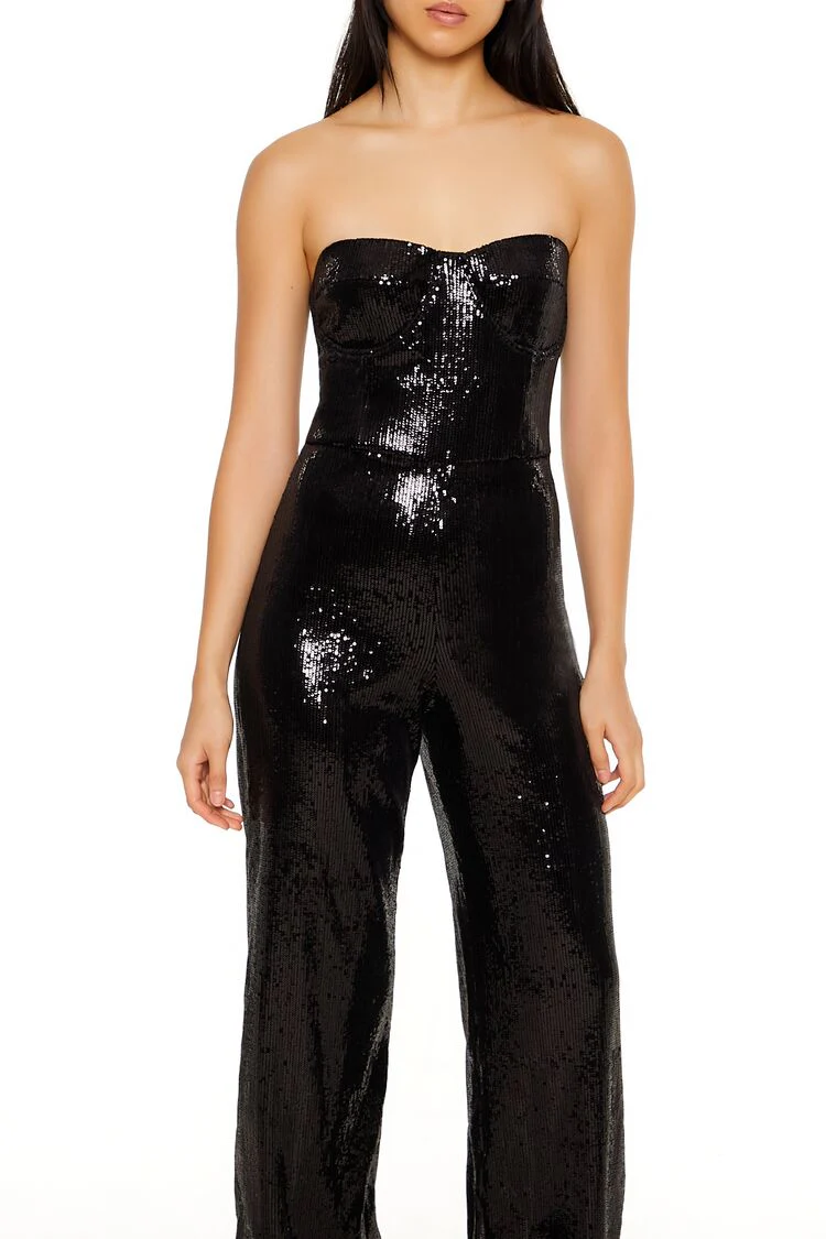 Sequin Sweetheart Jumpsuit - Image 2
