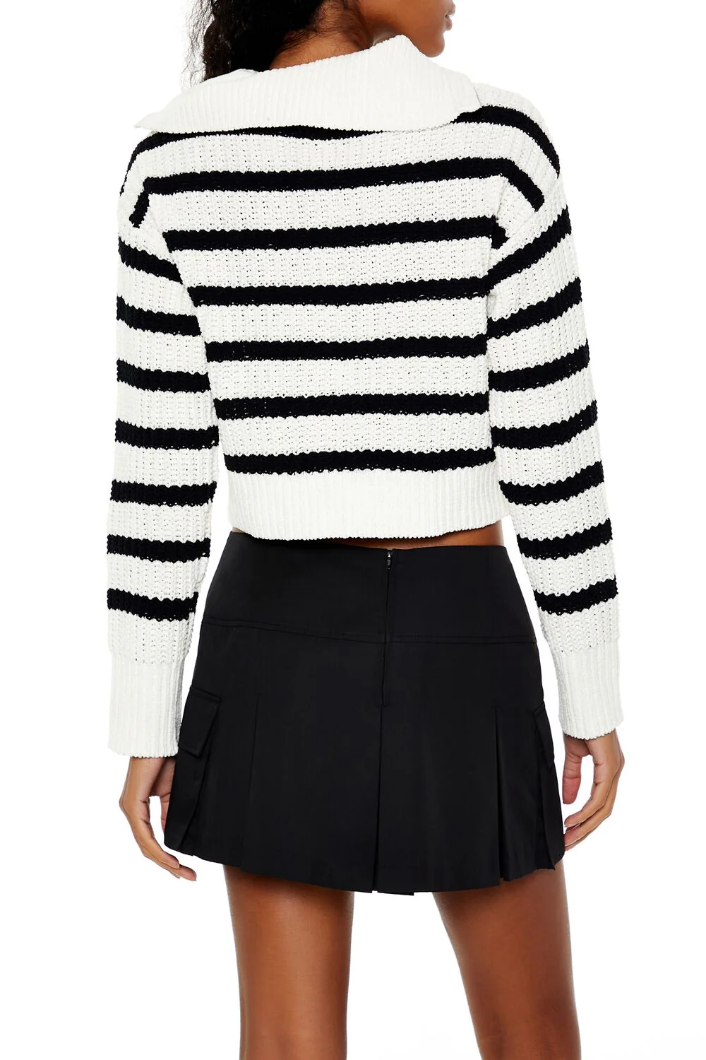 Striped Half-Zip Sweater - Image 10