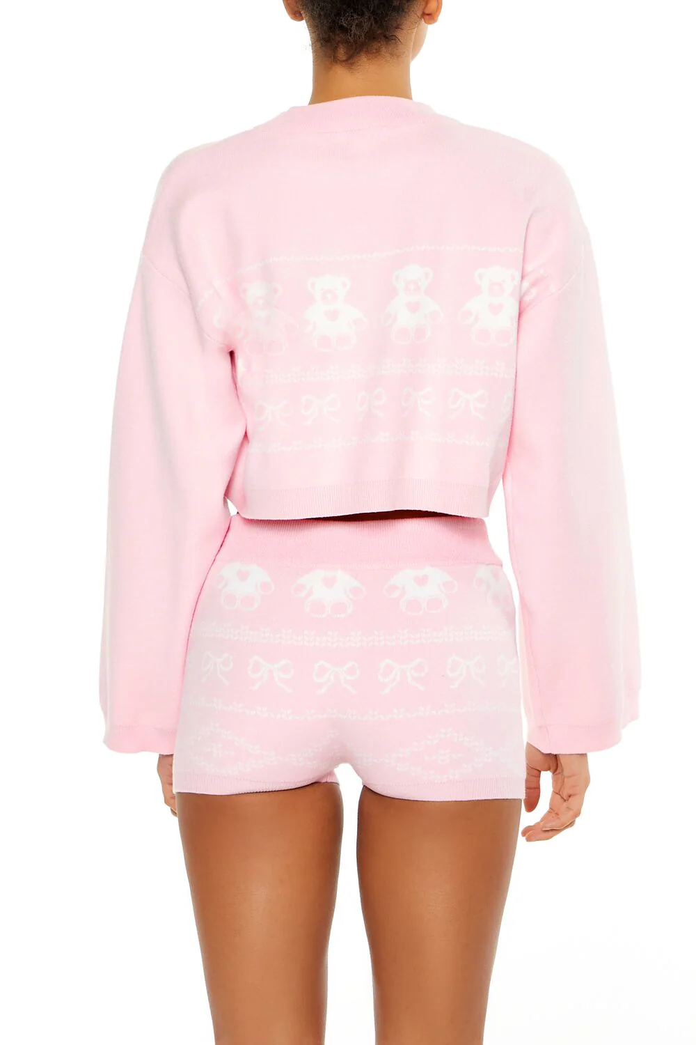 Fair Isle Cropped Pajama Sweater - Image 5