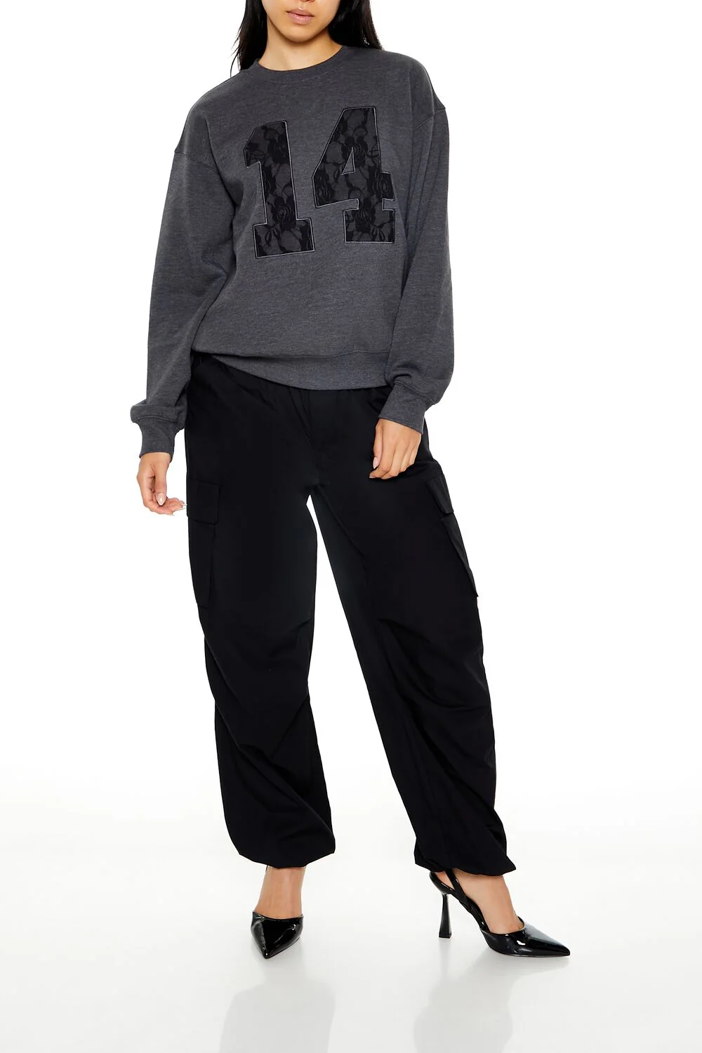 Fleece 14 Drop-Sleeve Pullover - Image 2