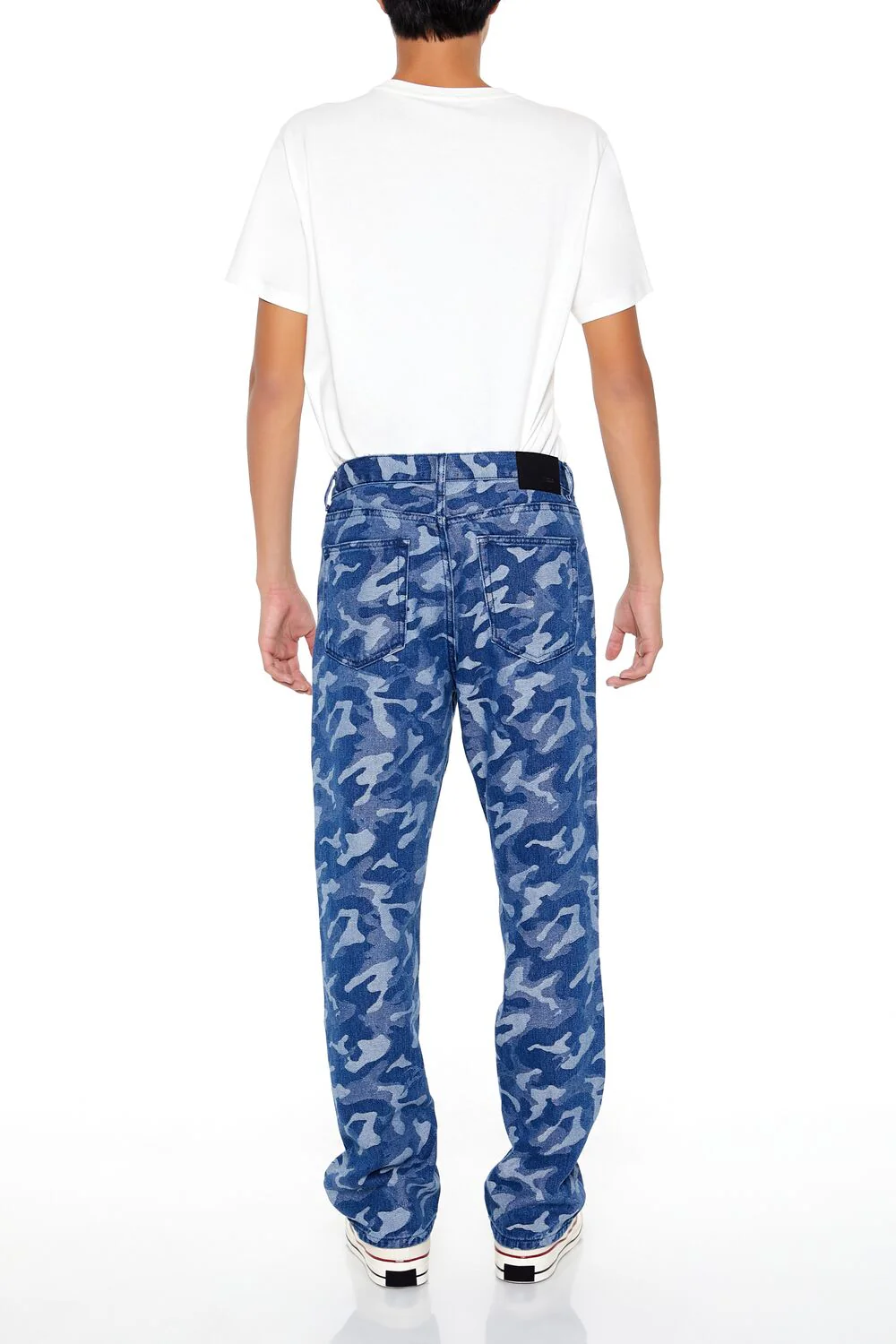 Camo Mid-Rise Straight Jeans - Image 4